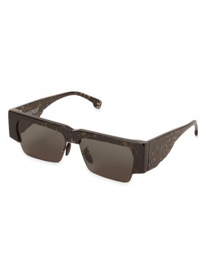 Прямоугольные солнцезащитные очки Radal 56 мм , черный Marcelo Burlon