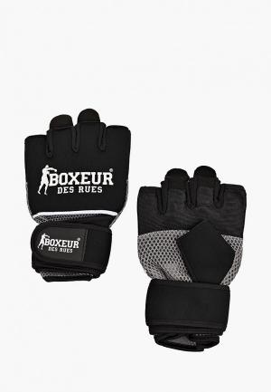 Перчатки ММА Boxeur Des Rues. Цвет: черный