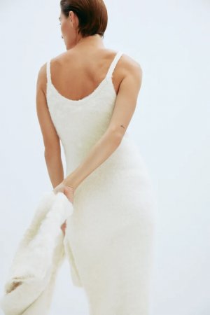 Вязанное платье , белый H&M