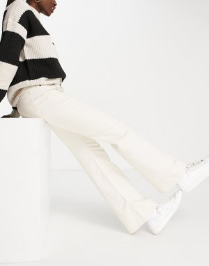 Кремовые джинсы с широкими штанинами и завышенной талией InWear Aurori-Белый In Wear