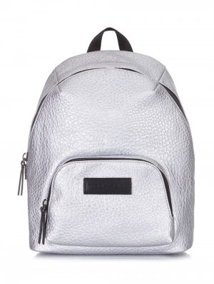 Рюкзак с нашивкой-логотипом Tiba + Marl. Цвет: серебристый