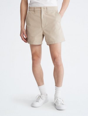 Универсальные 5-дюймовые шорты чинос , белый Calvin Klein