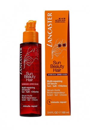 Средство Lancaster Sun Beauty Hair Мультивосстанавливающее масло сыворотка для волос после солнца 100 мл