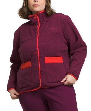 Флисовая куртка больших размеров Cragmont с застежкой спереди , красный The North Face