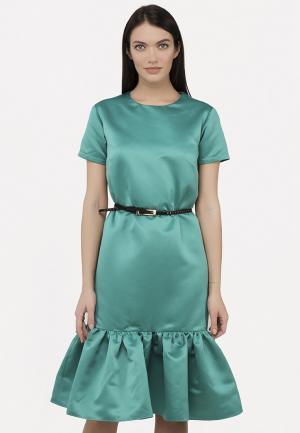Платье AnnaPavla MP002XW0WONP. Цвет: зеленый