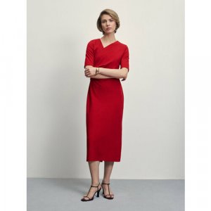 Платье , размер 2XS (RU 40)/170, красный Zarina. Цвет: красный