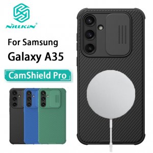 Для Samsung Galaxy A35 чехол телефона CamShield Pro Магнитная защита камеры задняя крышка NILLKIN