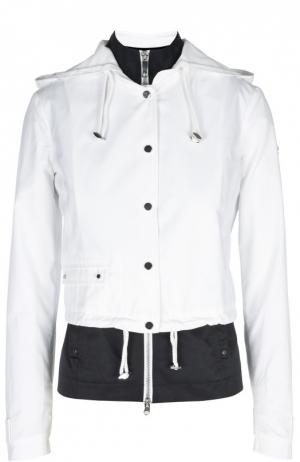 Куртка-ветровка с жилетом Armani Jeans. Цвет: белый