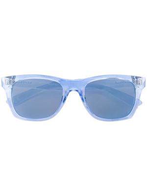 Солнцезащитные очки в квадратной оправе Italia Independent. Цвет: синий