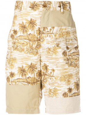 Плавки-шорты с гавайским принтом Engineered Garments
