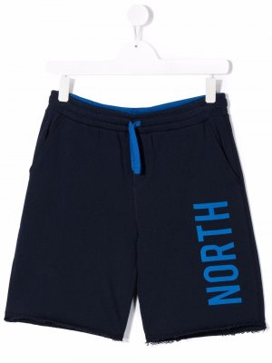 TEEN logo-print track shorts North Sails Kids. Цвет: синий