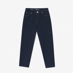 Женские джинсовые брюки [Темно-синий] Lacoste