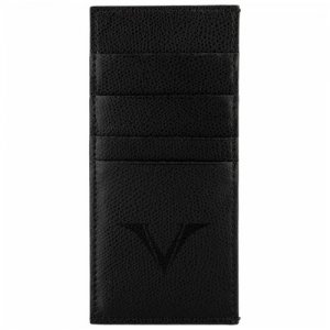 Держатель для кредитных карт кожаный VSCT черный (KL04-01) Visconti. Цвет: черный