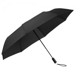 Зонт , механика, 2 сложения, купол 105 см., черный Xiaomi. Цвет: черный