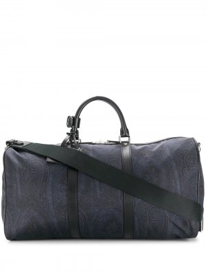 Дорожная сумка с принтом пейсли ETRO. Цвет: синий