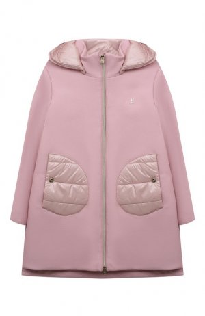 Шерстяное пальто Herno. Цвет: розовый