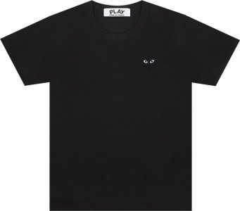 Футболка Comme des Garçons PLAY Little Heart T-Shirt 'Black', черный