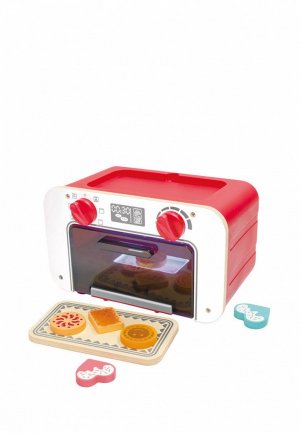 Игрушка Hape кухня 3 в 1 (духовка, плита, набор еды) со светом, звуком и сменой цвета игрушечной выпечки. Цвет: разноцветный
