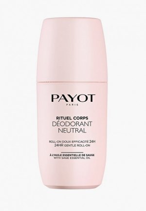Дезодорант Payot -ролик, RITUEL CORPS, с эфирным маслом шалфея, 75 мл. Цвет: прозрачный