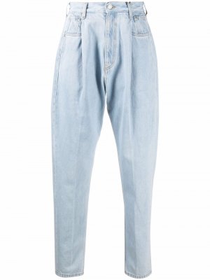 Зауженные джинсы с завышенной талией Tommy Hilfiger. Цвет: синий