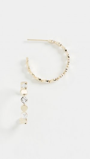Bea Small Hoops Jennifer Zeuner Jewelry