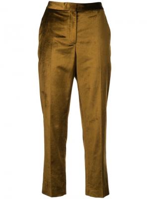 Укороченные брюки строгого кроя Rag & Bone. Цвет: зеленый