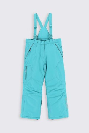 Зимние брюки бирюзовый лыжный комбинезон Coccodrillo