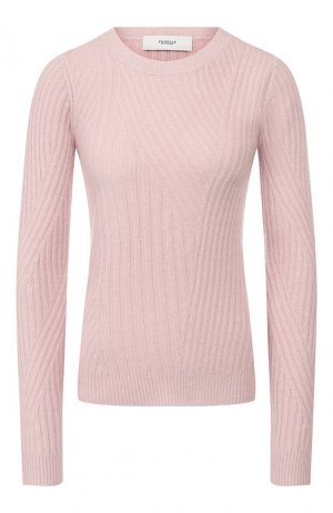 Пуловер из смеси шерсти и кашемира Pringle Of Scotland. Цвет: розовый