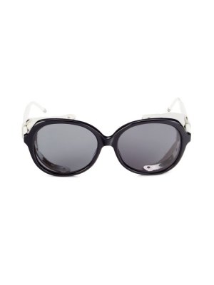 Овальные солнцезащитные очки 57MM , темно-синий Thom Browne