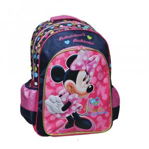 Детский рюкзак 43 см - школьный портфель Minnie Disney