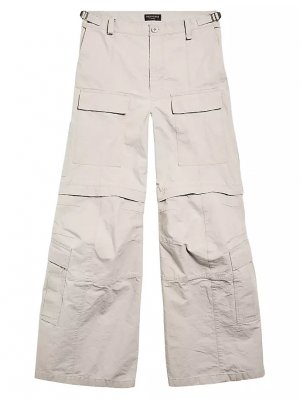 Расклешенные брюки-карго , бежевый Balenciaga
