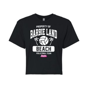 Детская футболка Barbie: Movie Barbie Land с волейбольным рисунком , черный Licensed Character