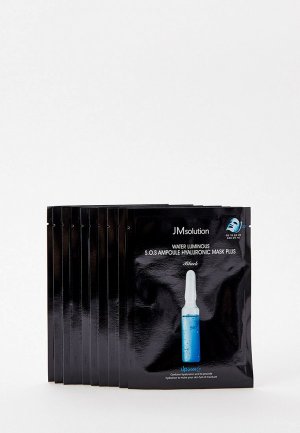 Маски для лица 10 шт. JMsolution с пептидами и гиалуроновой кислотой, увлажняющая, от морщин сухости, Корея, шт х 30 мл. Цвет: прозрачный