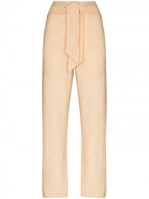 Трикотажные брюки Nea Nanushka. Цвет: бежевый