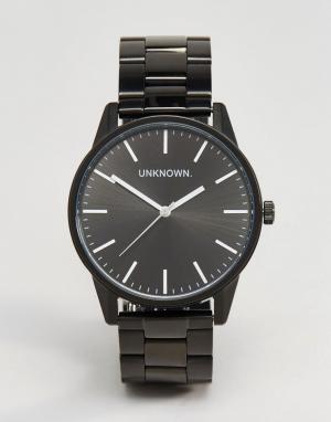 Классические черные часы-браслет 39 мм UNKNOWN. Цвет: черный
