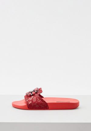 Сабо Dolce&Gabbana. Цвет: красный