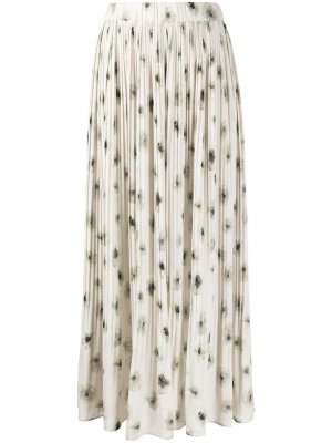 Плиссированная юбка с цветочным принтом Iris Von Arnim. Цвет: нейтральные цвета