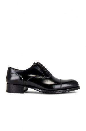 Туфли Edgar Lace Up Dress Shoe, черный Tom Ford