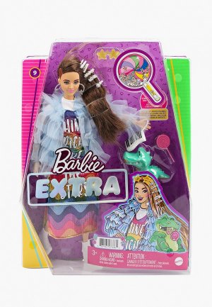 Кукла Barbie Экстра в желтом пальто, GYJ78. Цвет: разноцветный