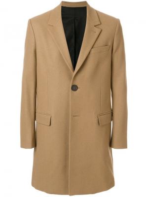 Пальто на двух пуговицах AMI. Цвет: нейтральные цвета