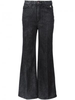Расклешенные джинсы Marc Jacobs. Цвет: чёрный