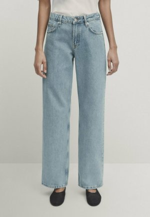 Прямые джинсы , цвет light blue Massimo Dutti