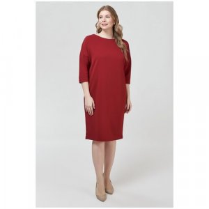 Платье , размер 54, бордовый Olsi. Цвет: красный/бордовый