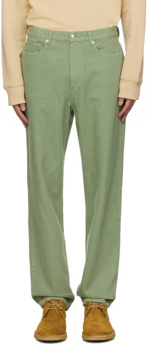 Зеленые джинсы Martin A.P.C.