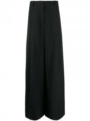 Широкие брюки палаццо Nina Ricci. Цвет: черный