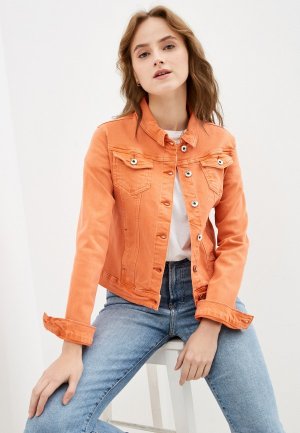 Куртка джинсовая Softy. Цвет: оранжевый