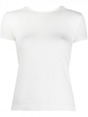 Эластичная футболка с круглым вырезом Thom Krom. Цвет: белый