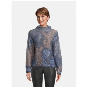 Пуловер женский, BETTY BARCLAY, модель: 5554/2651, цвет: разноцветный, размер: 40 Barclay. Цвет: синий/коричневый