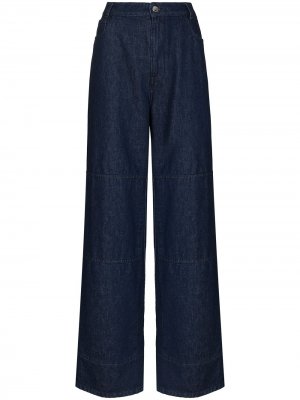 Широкие джинсы Raf Simons. Цвет: синий