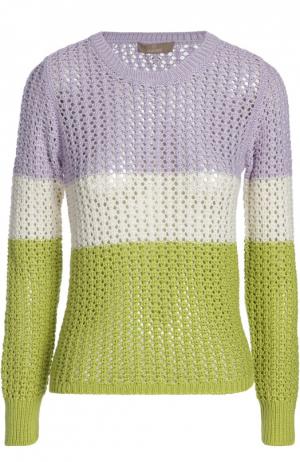 Вязаный свитер Cruciani. Цвет: зеленый